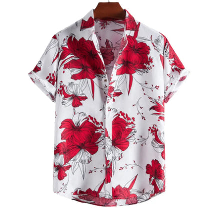 Men's Lightweight Tropical Floral Shirt