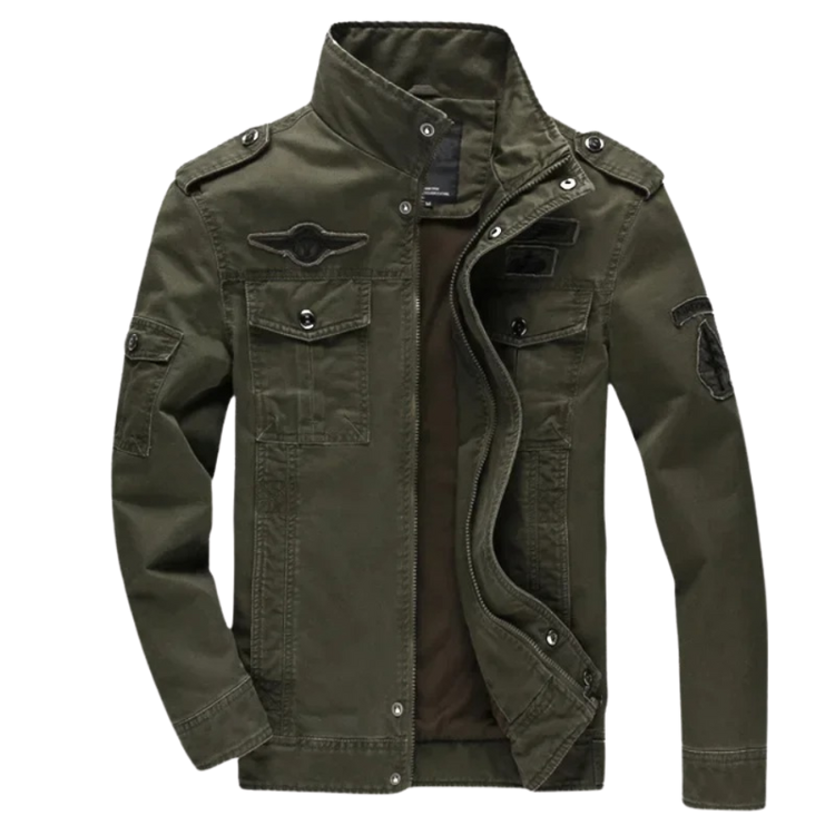 Men's Mid-Season Military Jacket – Rugged & Functional