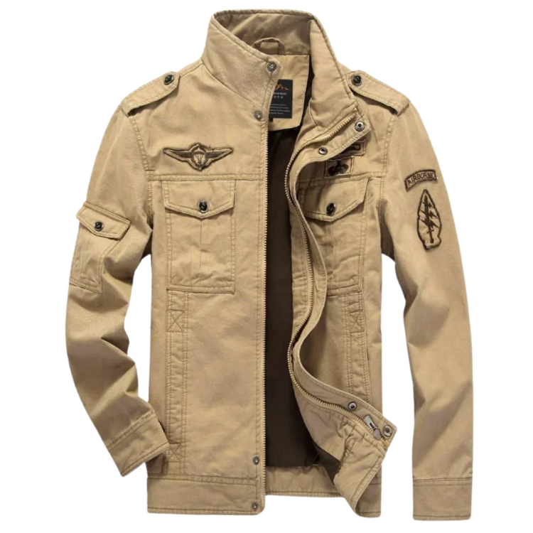 Men's Mid-Season Military Jacket – Rugged & Functional