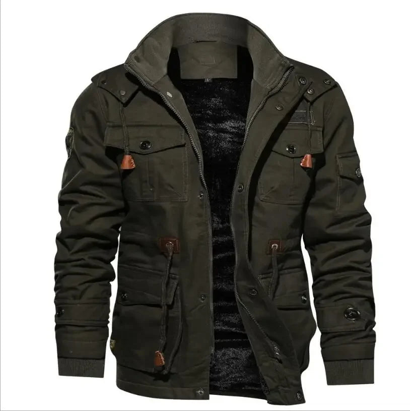 Men's Military Cargo Jacket