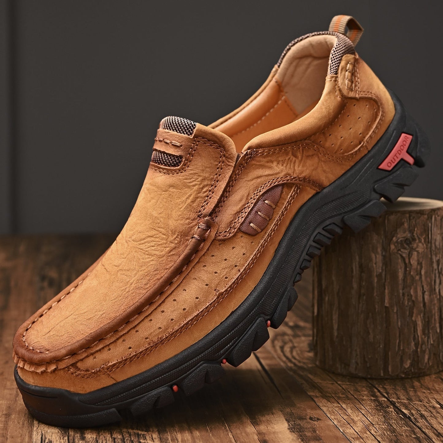 Men's Orthopedic Slip-On Shoes with Comfortable Sole