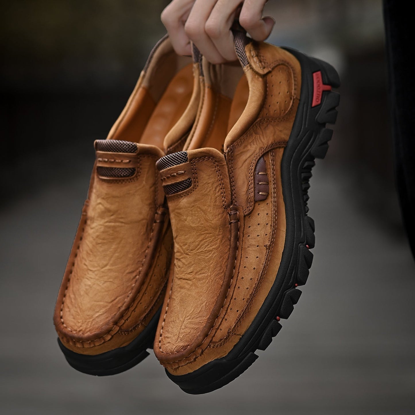 Men's Orthopedic Slip-On Shoes with Comfortable Sole