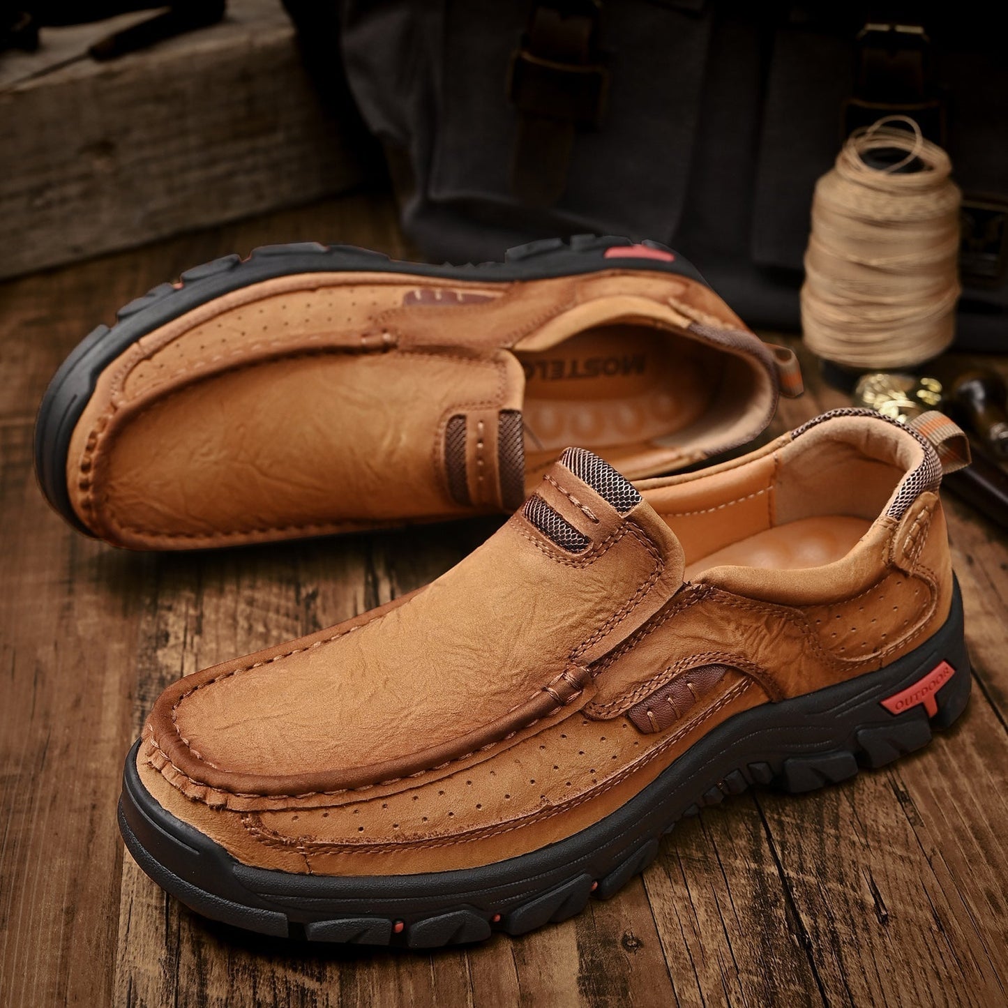 Men's Orthopedic Slip-On Shoes with Comfortable Sole