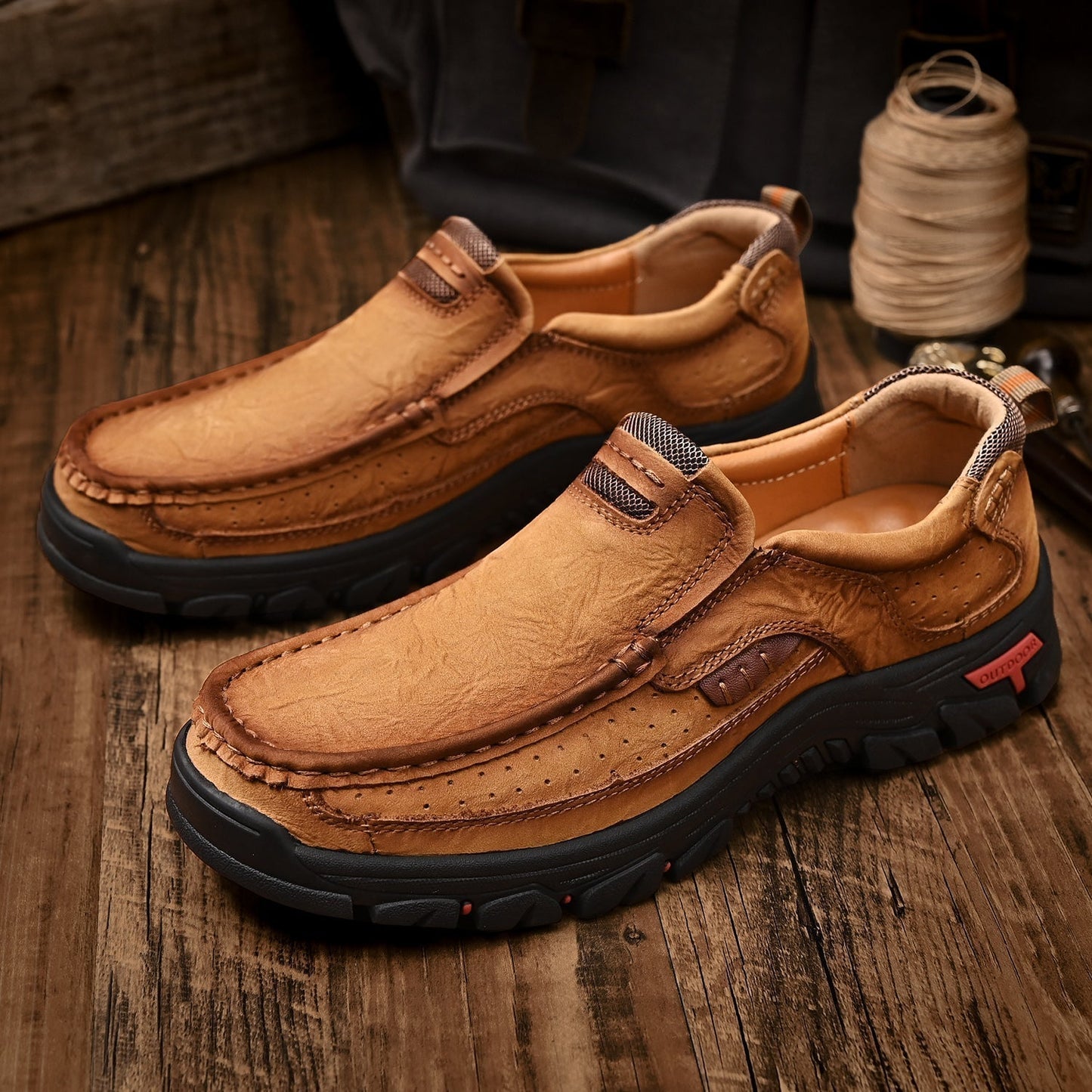 Men's Orthopedic Slip-On Shoes with Comfortable Sole