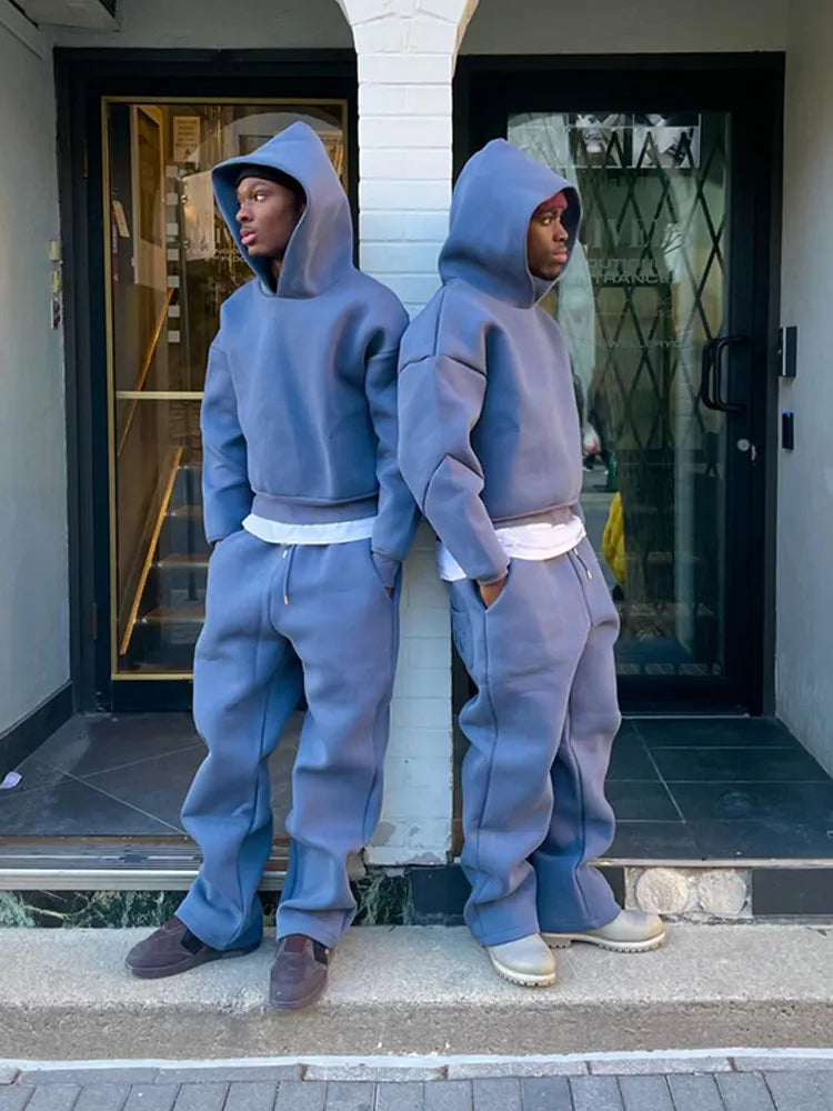 Men's Oversized Tracksuit with Hoodie & Joggers