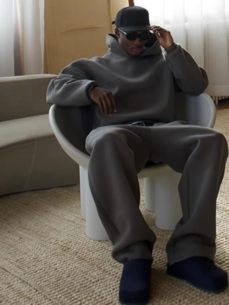 Men's Oversized Tracksuit with Hoodie & Joggers