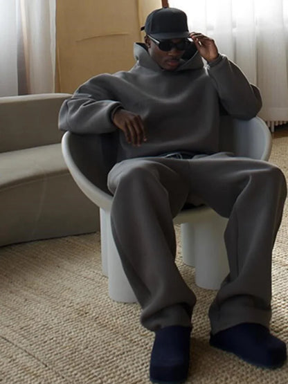 Men's Oversized Tracksuit with Hoodie & Joggers