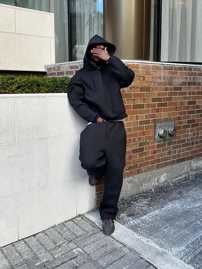 Men's Oversized Tracksuit with Hoodie & Joggers