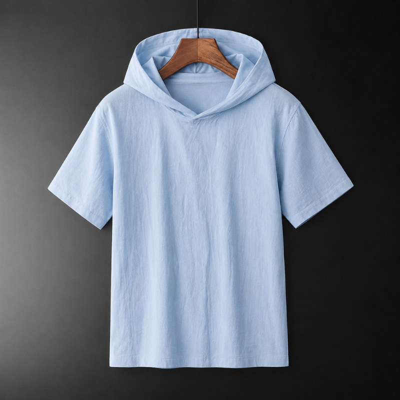 Men's Relaxed-Fit Breathable Hooded Shirt