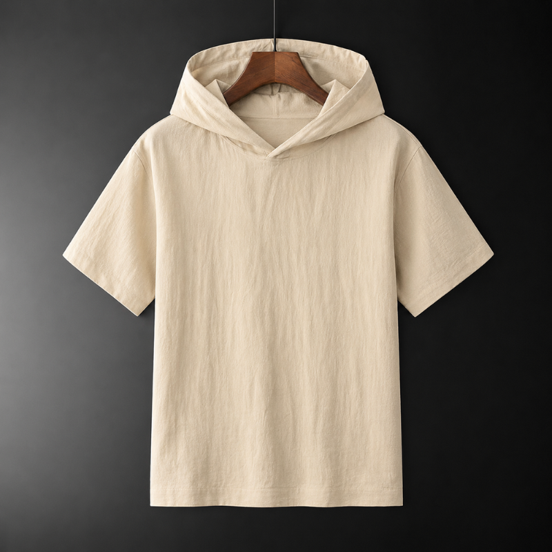 Men's Relaxed-Fit Breathable Hooded Shirt