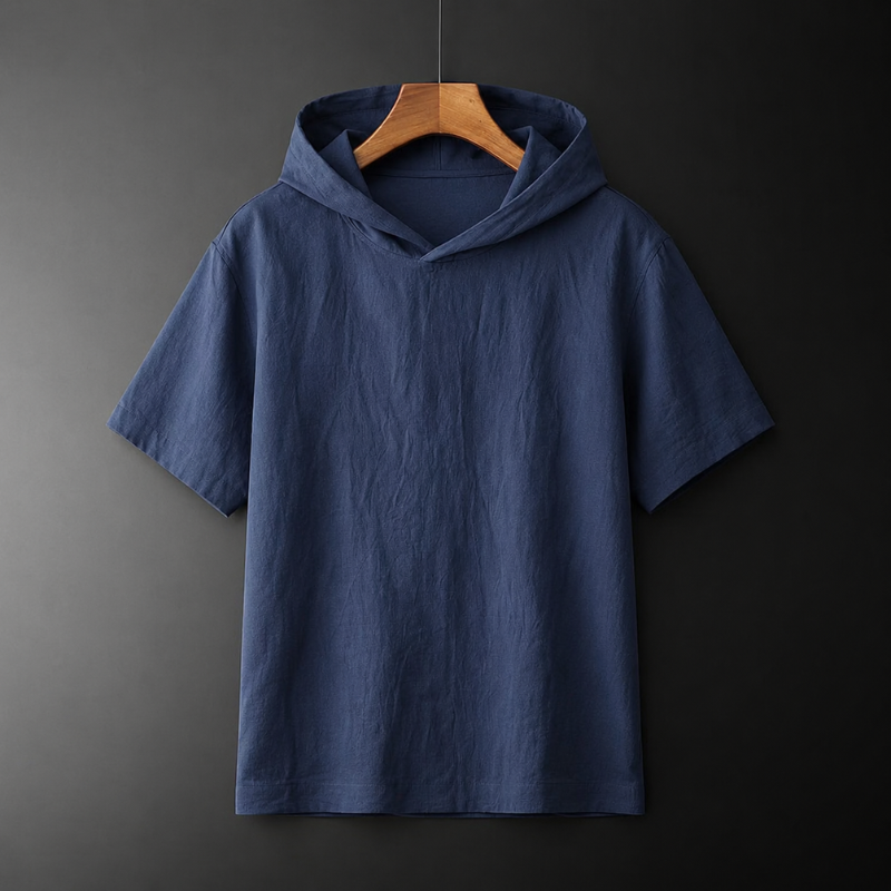 Men's Relaxed-Fit Breathable Hooded Shirt