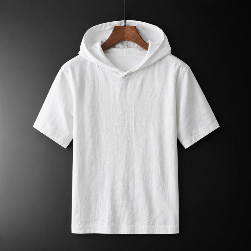 Men's Relaxed-Fit Breathable Hooded Shirt