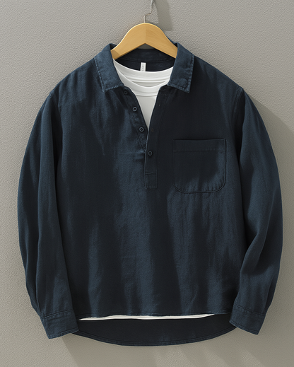 Men's Relaxed Fit Popover Shirt