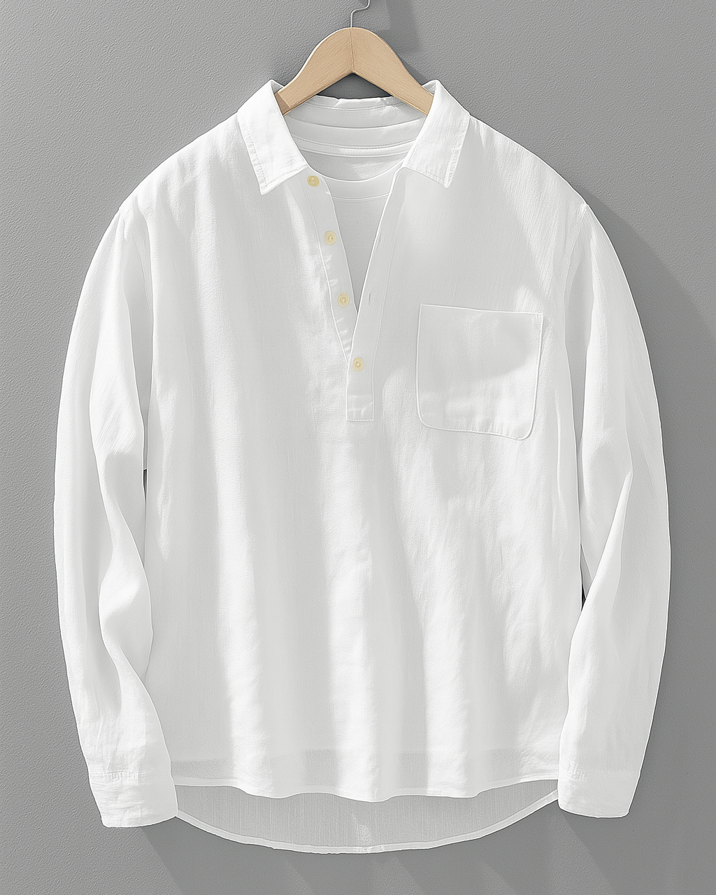 Men's Relaxed Fit Popover Shirt