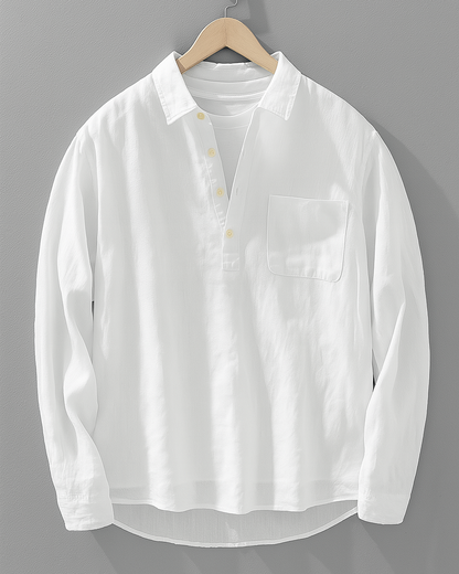 Men's Relaxed Fit Popover Shirt