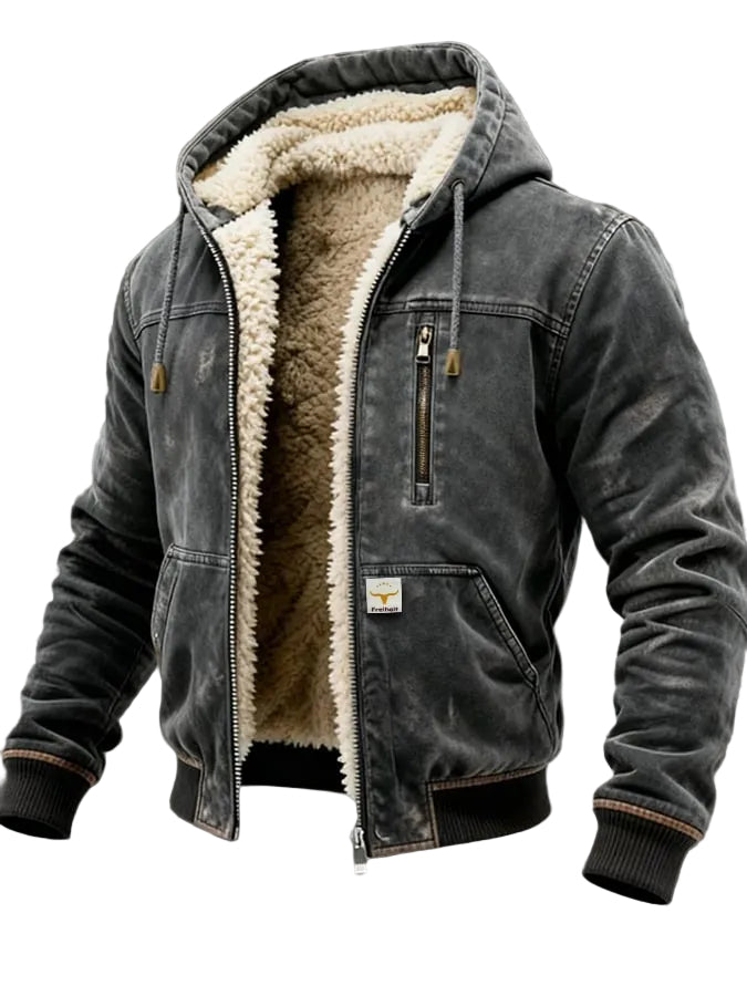 Men's Rugged and Warm Jacket with Comfortable Fit