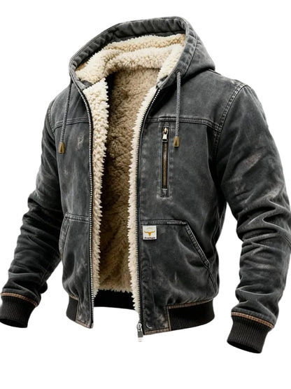 Men's Rugged and Warm Jacket with Comfortable Fit