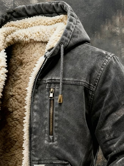 Men's Rugged and Warm Jacket with Comfortable Fit