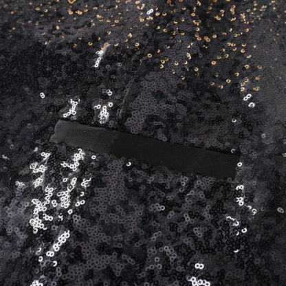 Men's Shimmering Sequin Vest