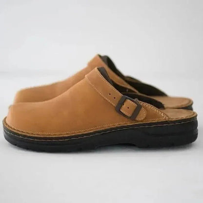 Men's Slip-On Mules with Heel Strap