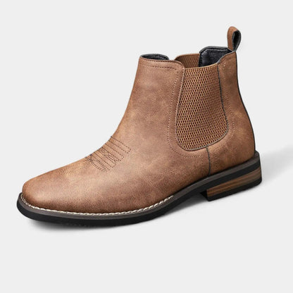 Men's Slip-On Western-Stitch Chelsea Ankle Boots
