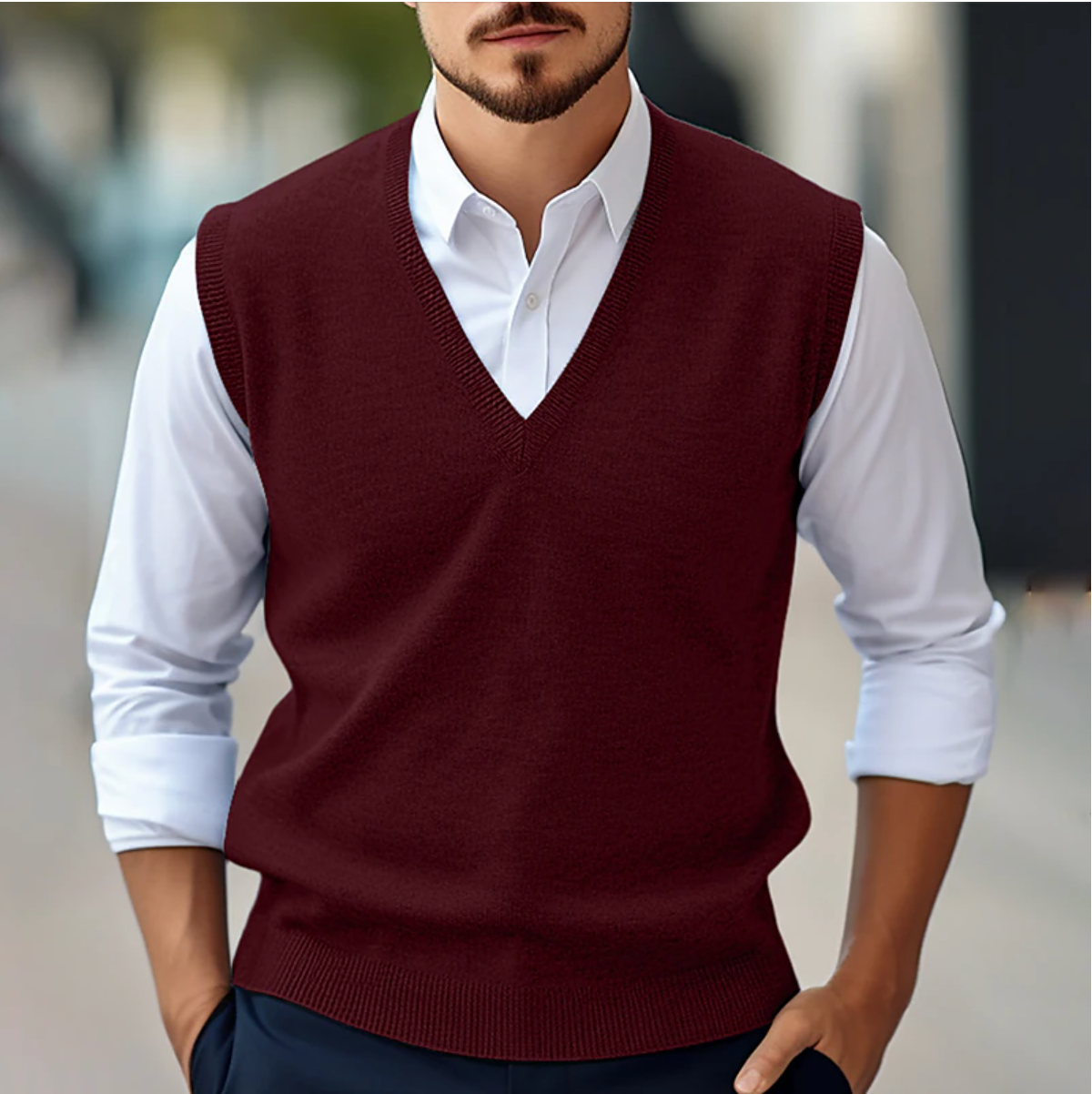 Men's Vest - Elegant & Lightweight - Sleeveless