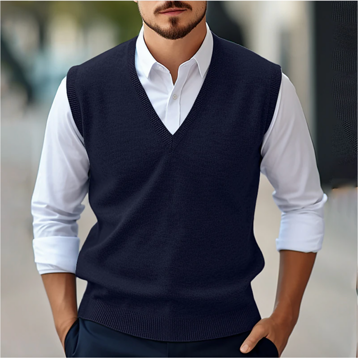 Men's Vest - Elegant & Lightweight - Sleeveless