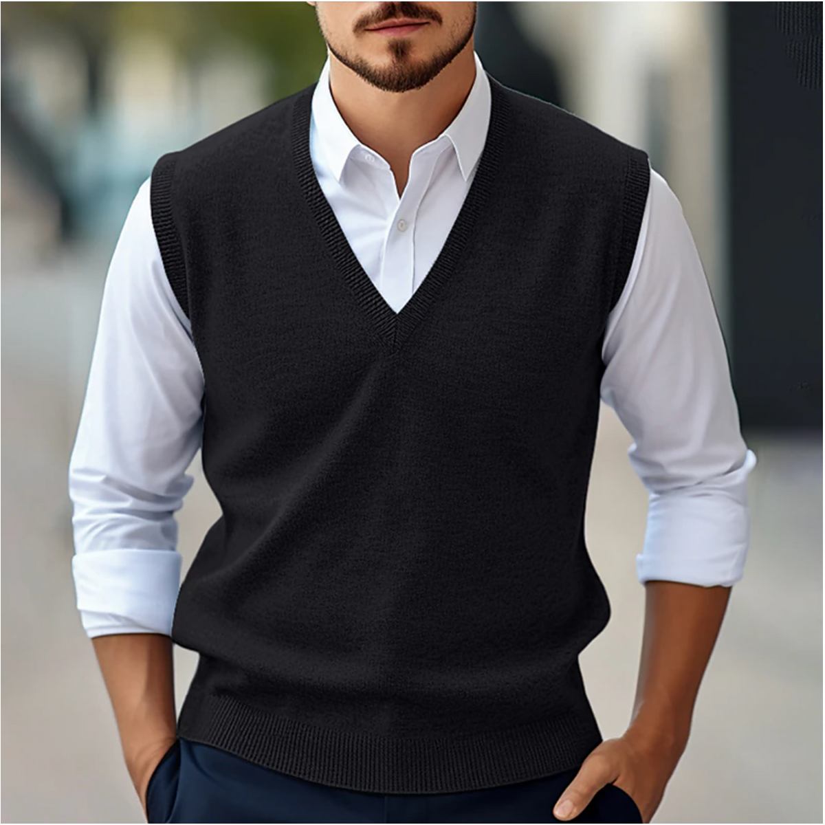 Men's Vest - Elegant & Lightweight - Sleeveless