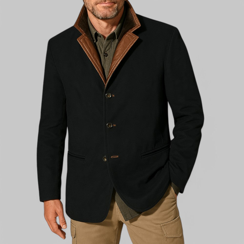 Men's Vintage Autumn Blazer – Classic Field Style Jacket