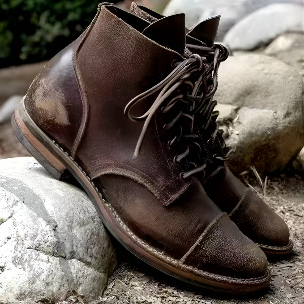 Men's Vintage Lace-Up Boots