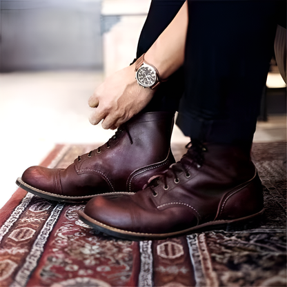 Men's Vintage Lace-Up Boots