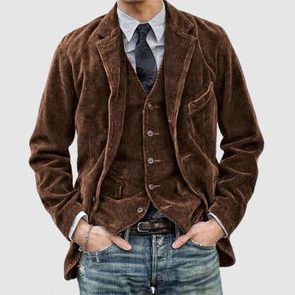 Men's Vintage Lapel Blazer