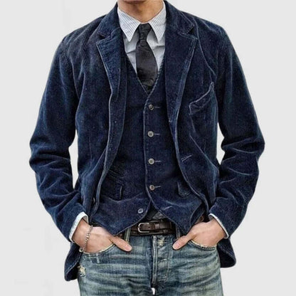 Men's Vintage Lapel Blazer