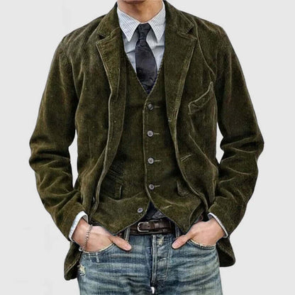 Men's Vintage Lapel Blazer
