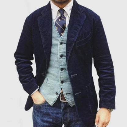 Men's Vintage Lapel Blazer