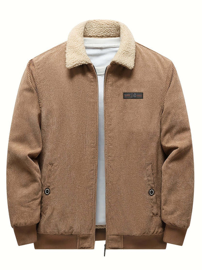 Men's Warm Winter Jacket - Thick Quilted Coat
