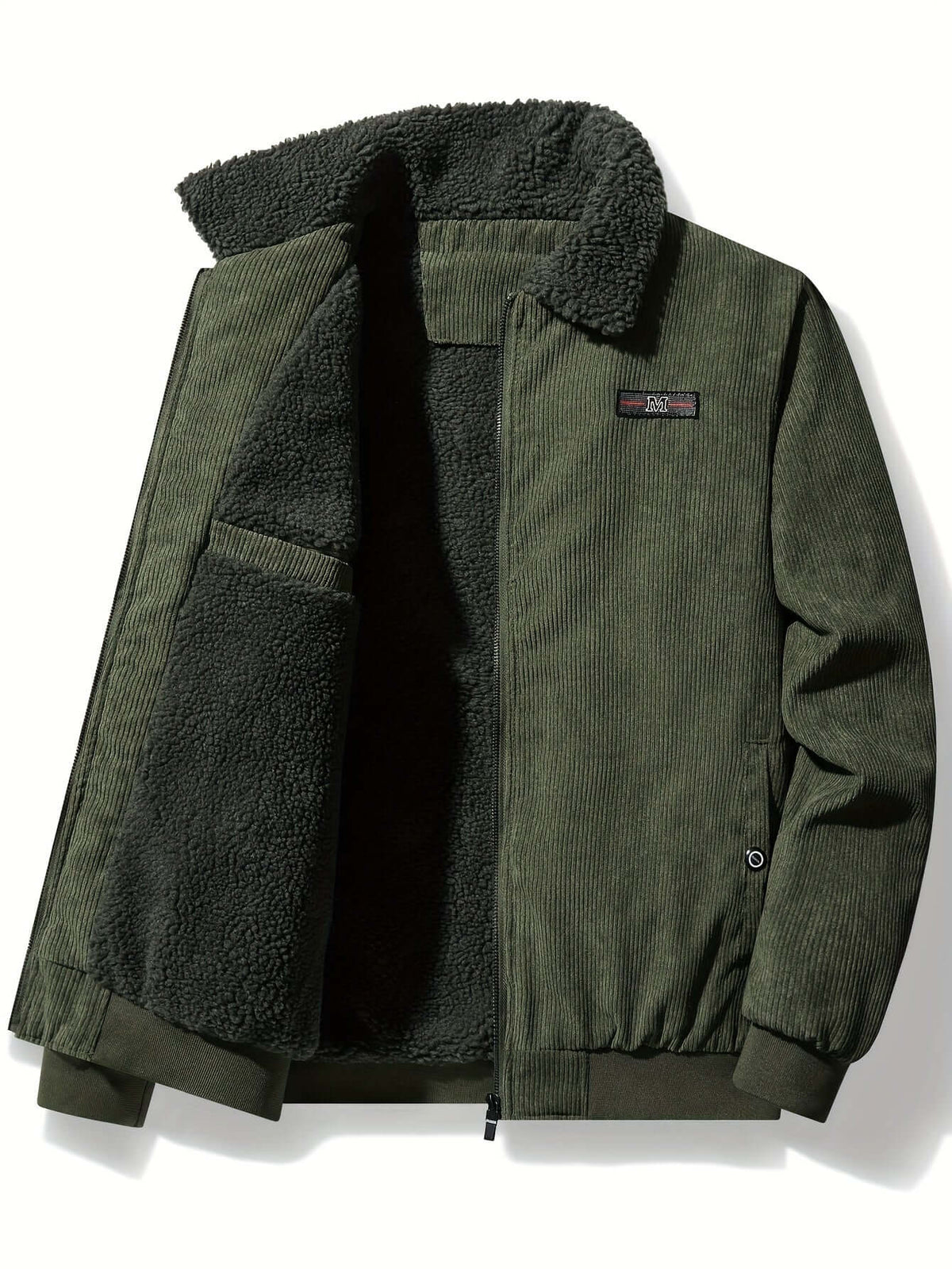 Men's Warm Winter Jacket - Thick Quilted Coat