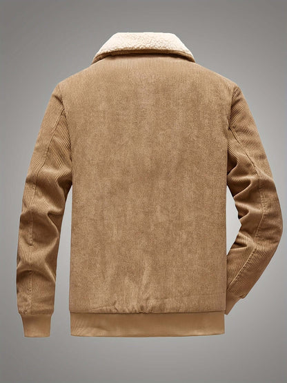 Men's Warm Winter Jacket - Thick Quilted Coat
