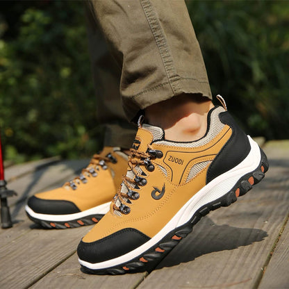 Men's Water-Resistant Hiking Shoes with Sturdy Sole
