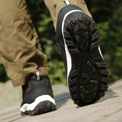 Men's Water-Resistant Hiking Shoes with Sturdy Sole