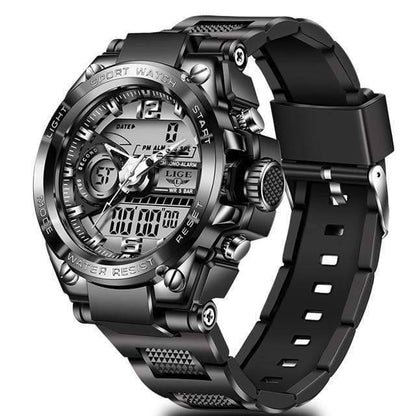 Men's Waterproof LED Digital Analog Sports Watch