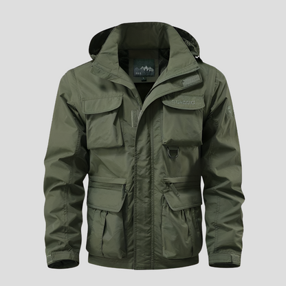 Men's Waterproof Military Coat - All-Weather Tactical Outerwear
