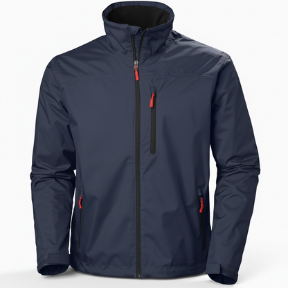 Men's Waterproof & Windproof Breathable 2-Layer Crew Jacket