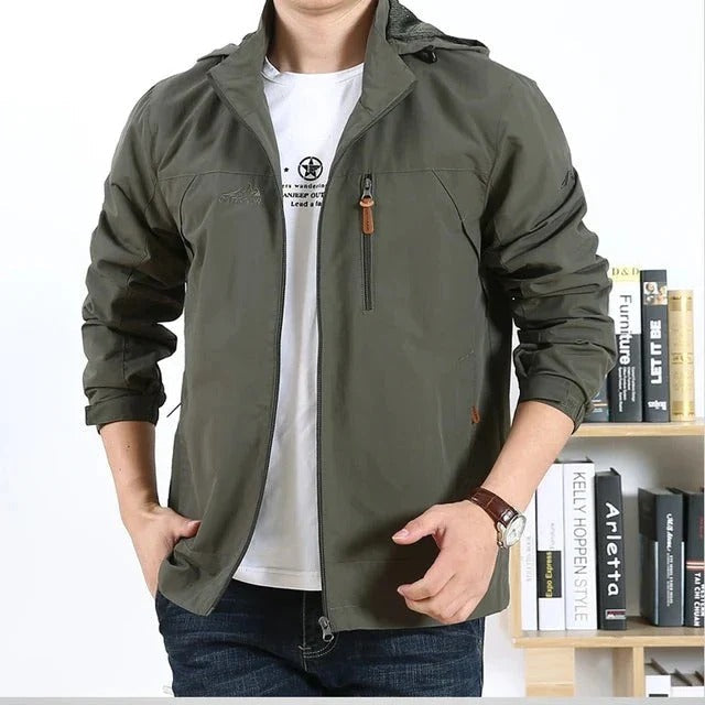 Men's Windproof Waterproof Military-Style Jacket