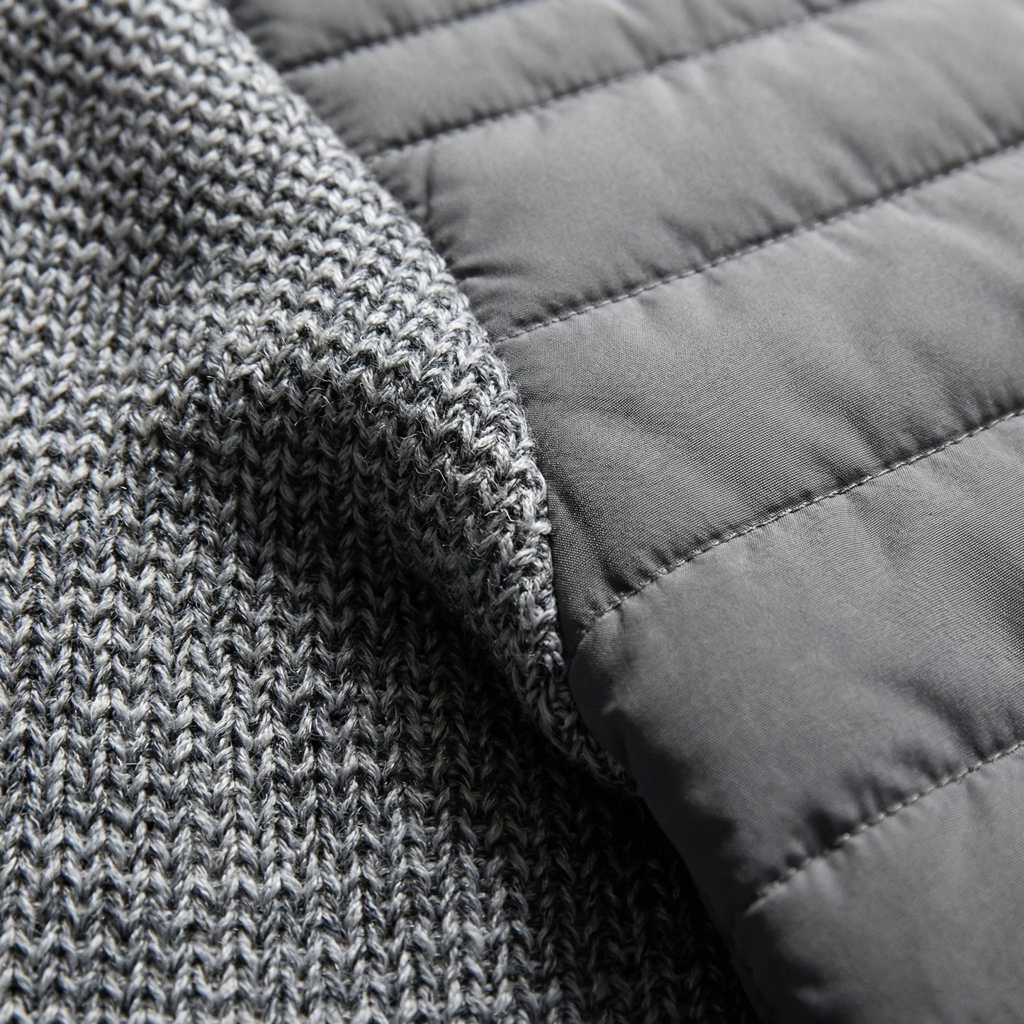 Men's Zip-Up Jacket with Stand Collar