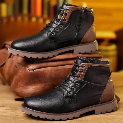 Men's Zipper Dress Boots