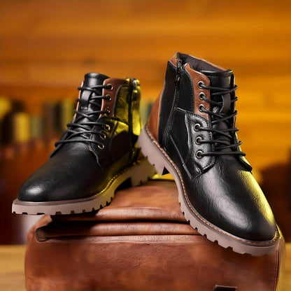 Men's Zipper Dress Boots