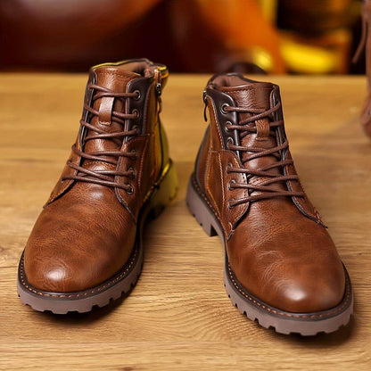 Men's Zipper Dress Boots