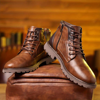 Men's Zipper Dress Boots