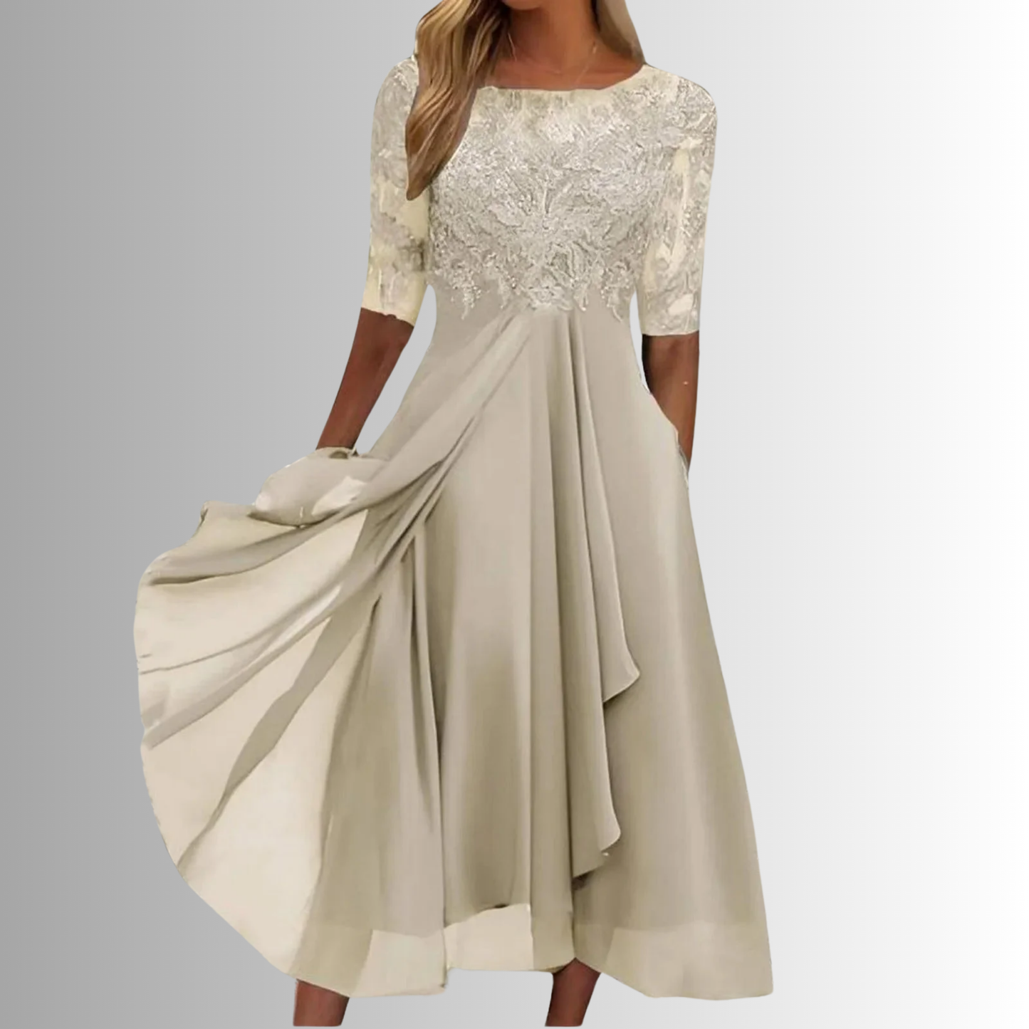Image of Meredith | Women's A-Line Midi Dress